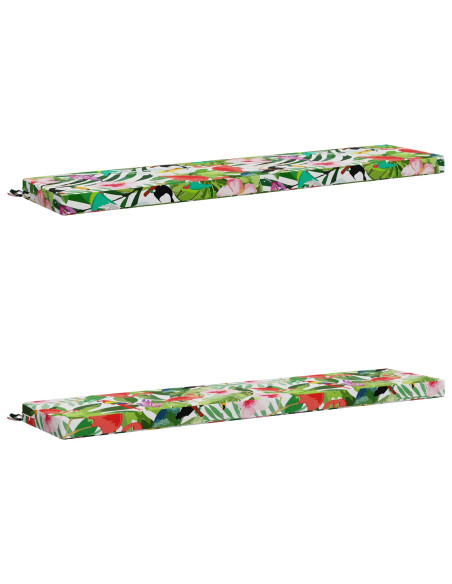 Cuscini per Panchina a 2 Pezzi SOEST 2 pz 100% Poliestere