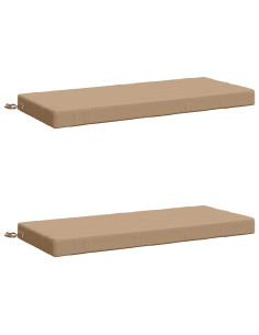 Cuscini per Panchina a 2 Pezzi SOEST 2 pz 100% Poliestere