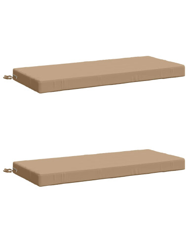 Cuscini per Panchina a 2 Pezzi SOEST 2 pz 100% Poliestere