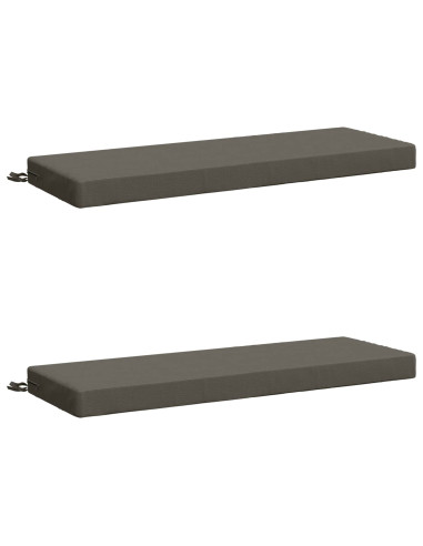 Cuscini per Panchina a 2 Pezzi SOEST 2 pz 100% Poliestere