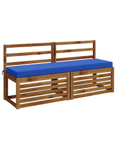 Cuscini per Panchina a 2 Pezzi SOEST 2 pz 100% Poliestere 2