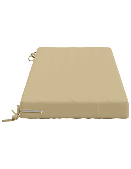 Cuscini per Panchina a 2 Pezzi SOEST 2 pz 100% Poliestere Beige