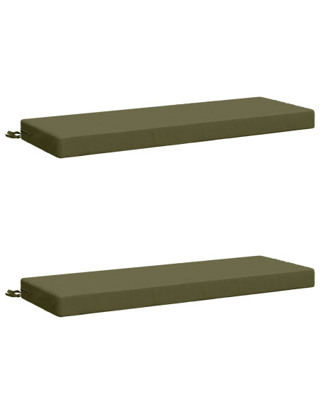 Cuscini per Panchina a 2 Pezzi SOEST 2 pz 100% Poliestere