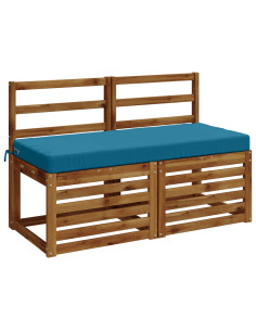 Cuscini per Panchina a 2 Pezzi SOEST 2 pz 100% Poliestere 2