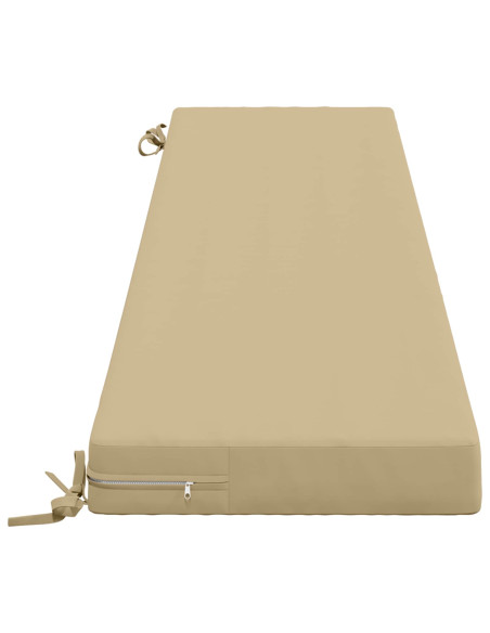 Cuscini per Panchina a 2 Pezzi SOEST 2 pz 100% Poliestere Beige