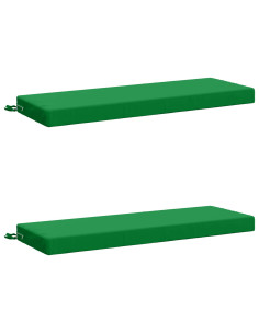 Cuscini per Panchina a 2 Pezzi SOEST 2 pz 100% Poliestere Verde