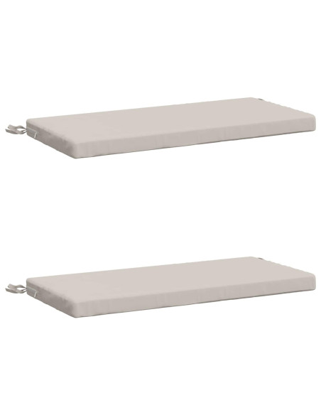 Cuscini per Panchina a 2 Pezzi SOEST 2 pz 100% Poliestere