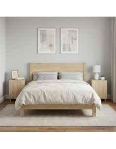 Armadio da Notte 2 pcs Rovere Sonoma 33,5 x 34,5 x 50 cm