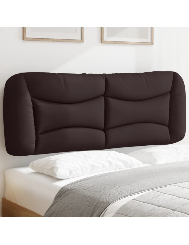 Cuscino Testiera Hvar Marrone Scuro 120 cm in Tessuto