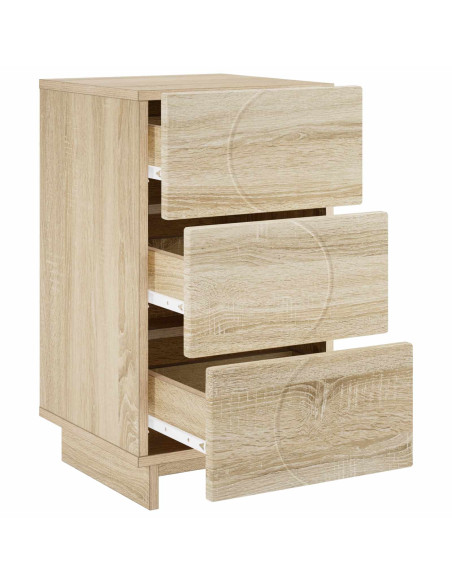 Armadio da Notte 2 pcs Rovere Sonoma 33,5 x 34,5 x 60 cm