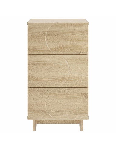 Armadio da Notte 2 pcs Rovere Sonoma 33,5 x 34,5 x 60 cm