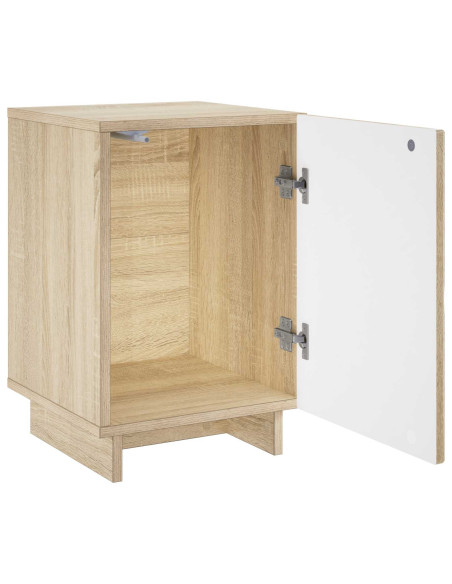 Armadio da Notte 2 pcs Rovere Sonoma 33,5 x 34,5 x 50 cm
