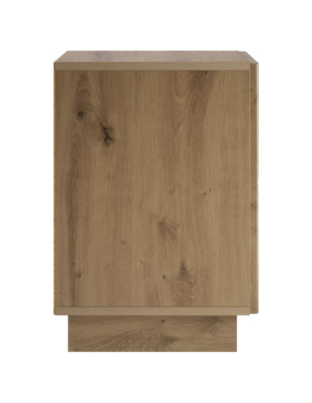 Armadio da Notte 2 pcs Rovere Artigianale 33,5 x 34,5 x 50 cm