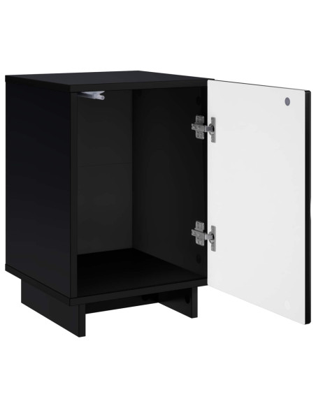 Armadio da Notte 2 pcs Nero 33,5 x 34,5 x 50 cm