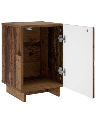 Armadio da Notte 2 pcs Legno antico 33,5 x 34,5 x 50 cm