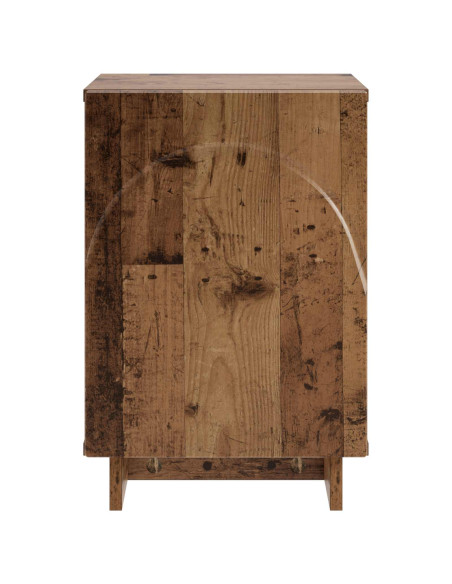 Armadio da Notte 2 pcs Legno antico 33,5 x 34,5 x 50 cm