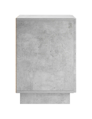 Armadio da Notte 2 pcs Grigio Cemento 33,5 x 34,5 x 50 cm