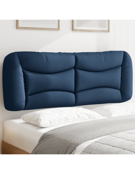 Cuscino Testiera Hvar Blu 120 cm in Tessuto