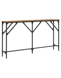 Tavolo consolle Legno vecchio 140 x 23 x 75 cm 2