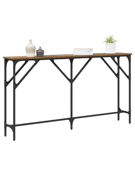 Tavolo consolle Legno vecchio 140 x 23 x 75 cm