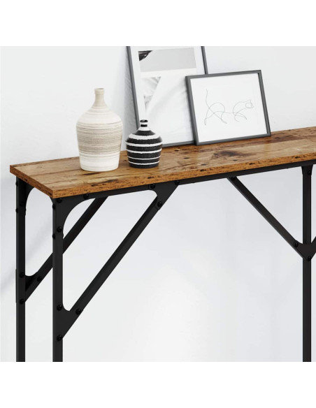 Tavolo consolle Legno vecchio 140 x 23 x 75 cm