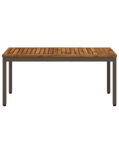 Tavolino da salotto Naturale e Caffè 50 x 100,5 x 45 cm 2