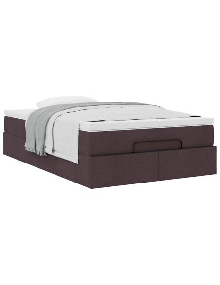 Struttura Letto Pouf con Materasso 120x200 cm in Tessuto