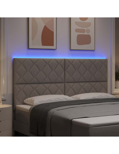 Testiera LED Talpa 180 cm Tessuto