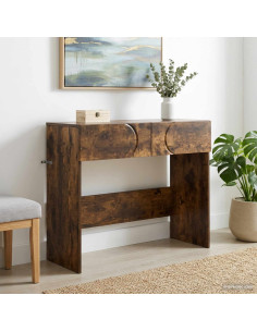 Tavolo consolle Rovere Fumo 96,5 x 38 x 75 cm
