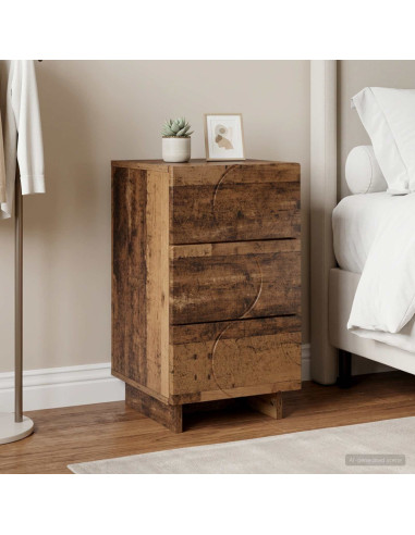 Armadio da Notte Legno antico 33,5 x 34,5 x 60 cm
