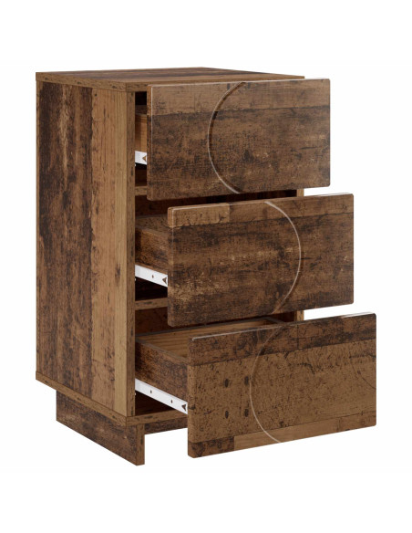 Armadio da Notte Legno antico 33,5 x 34,5 x 60 cm