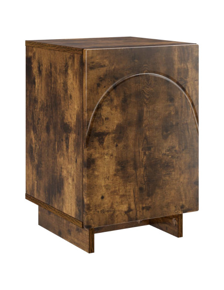 Armadio da Notte Rovere Fumo 33,5 x 34,5 x 50 cm