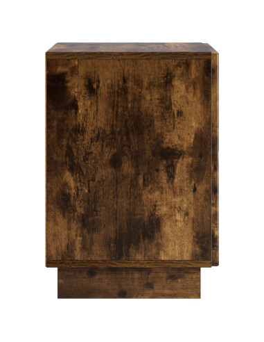 Armadio da Notte Rovere Fumo 33,5 x 34,5 x 50 cm