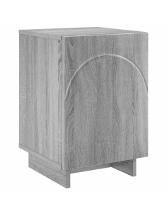 Armadio da Notte Sonoma grigio 33,5 x 34,5 x 50 cm 2