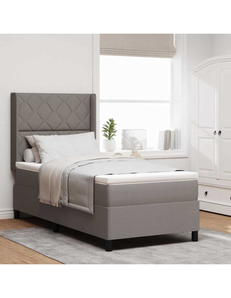 Letto a molle con cuscino Talpa 200 x 90 cm Tessuto