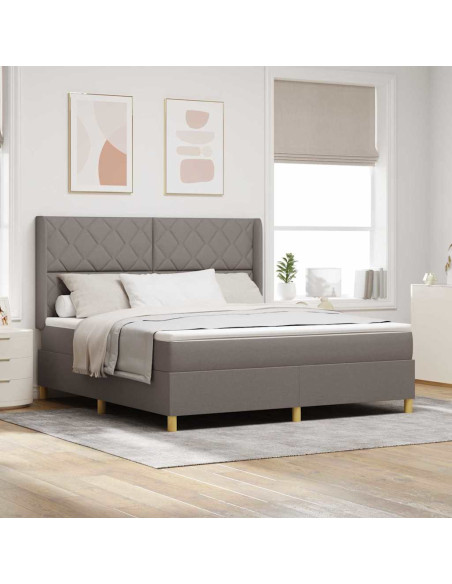 Letto a molle con testiera Talpa 180 x 200 cm Tessuto