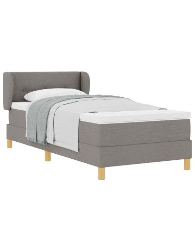 Letto a molle con testiera Talpa 90 x 190 cm Tessuto