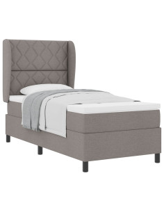 Letto a molle con testiera Talpa 90 x 200 cm Tessuto 2