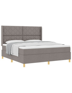 Letto a molle con testiera Talpa 180 x 200 cm Tessuto 2