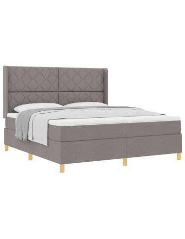 Letto a molle con testiera Talpa 180 x 200 cm Tessuto