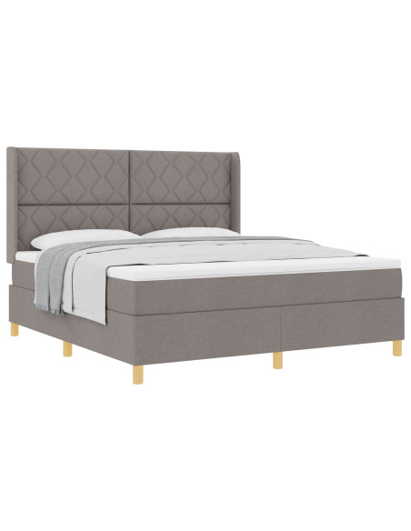 Letto a molle con testiera Talpa 180 x 200 cm Tessuto