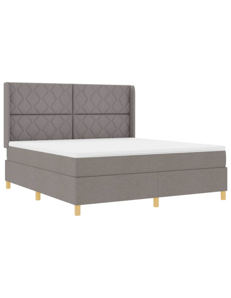 Letto a molle con testiera Talpa 180 x 200 cm Tessuto