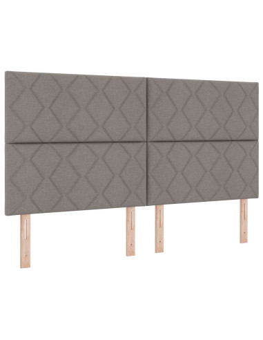 Letto a molle con testiera Talpa 180 x 200 cm Tessuto