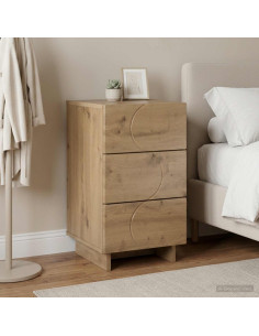 Armadio da Notte Rovere Artigianale 33,5 x 34,5 x 60 cm