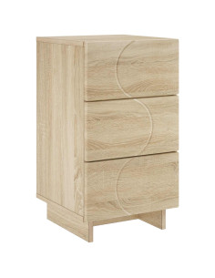 Armadio da Notte Rovere Sonoma 33,5 x 34,5 x 60 cm 2