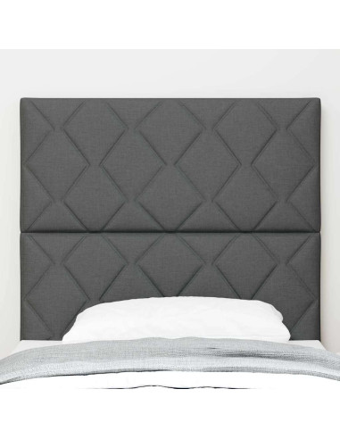 Testiera Grigio scuro 90 cm Tessuto