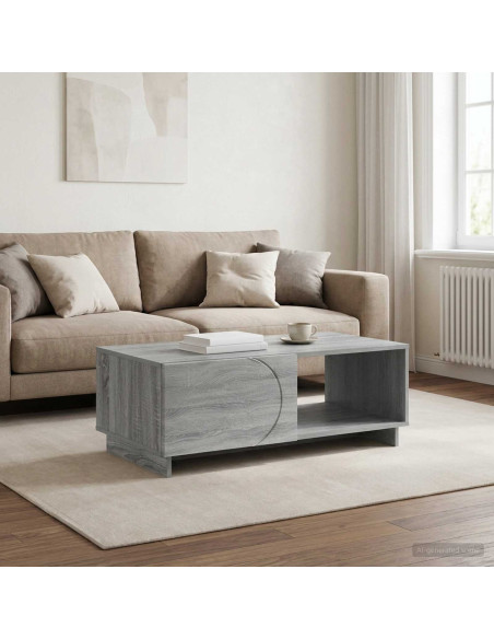 Tavolino da salotto Sonoma grigio 95 x 50,5 x 35 cm