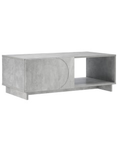Tavolino da salotto Grigio Cemento 95 x 50,5 x 35 cm 2