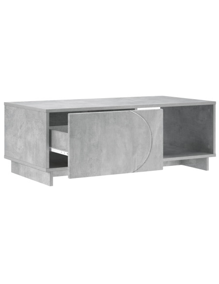Tavolino da salotto Grigio Cemento 95 x 50,5 x 35 cm