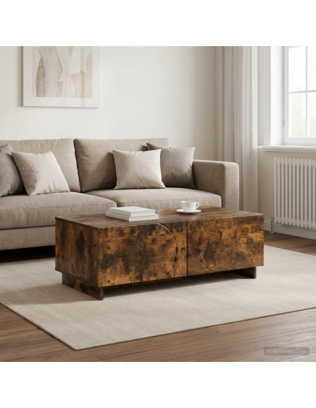 Tavolino da salotto Rovere Fumo 102 x 50,5 x 35 cm